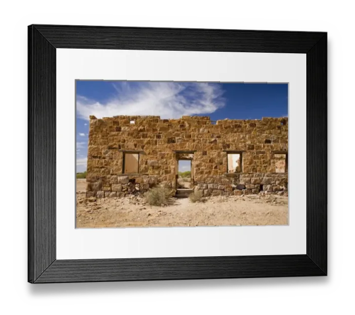 Framed Print : Algebuckina Railway Station Ruins (Old Ghan Railway), Oodnadatta Track, Outback, South Australia Framed Print : Algebuckina Railway Station Ruins (Old Ghan Railway), Oodnadatta Track, Outback, South Australia