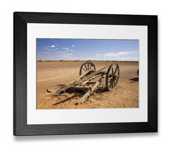 Framed Print : Australia. Old Cart, Warrina, Oodnadatta Track, Outback, South Australia, Australia Framed Print : Australia. Old Cart, Warrina, Oodnadatta Track, Outback, South Australia, Australia