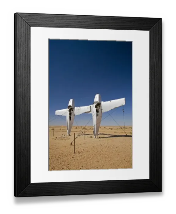 Framed Print : Plane Henge, Mutonia Sculpture Park (by Robin Cooke), Oodnadatta Track, Outback, South Australia