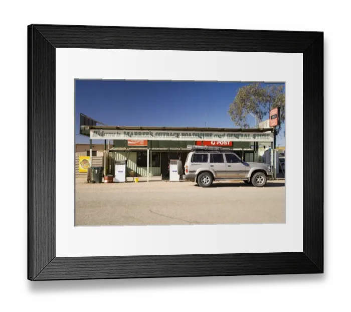Framed Print : Roadhouse, Marree, Oodnadatta Track, Outback, South Australia, Australia Framed Print : Roadhouse, Marree, Oodnadatta Track, Outback, South Australia, Australia