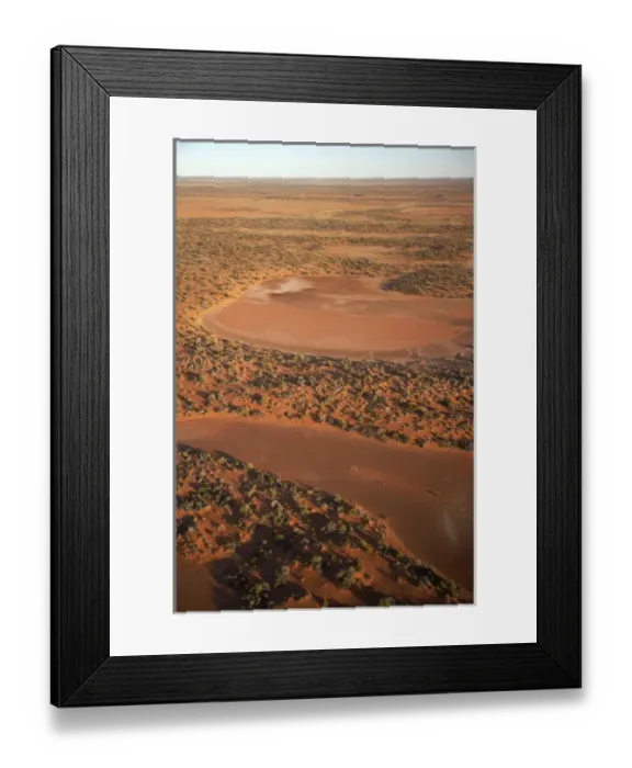 Framed Print : Dry Lakes near William Creek, Outback, South Australia, Australia - aerial Framed Print : Dry Lakes near William Creek, Outback, South Australia, Australia - aerial