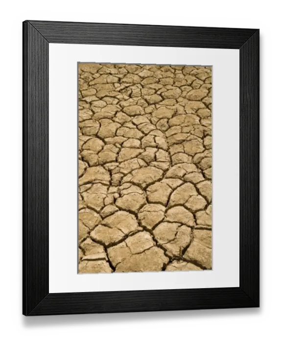Framed Print : Australia. Dry Irrigation Pond, Strzelecki Track, Outback, South Australia, Australia Framed Print : Australia. Dry Irrigation Pond, Strzelecki Track, Outback, South Australia, Australia