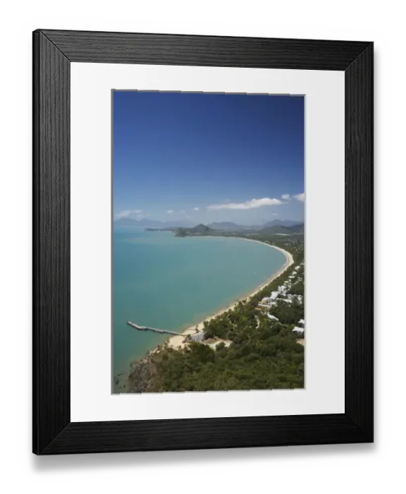 Framed Print : Palm Cove, Cairns, North Queensland, Australia - aerial Framed Print : Palm Cove, Cairns, North Queensland, Australia - aerial