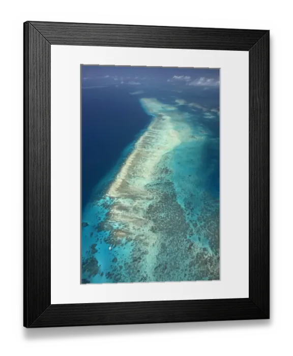 Framed Print : Tongue Reef and Yacht, Great Barrier Reef Marine Park, North Queensland, Australia Framed Print : Tongue Reef and Yacht, Great Barrier Reef Marine Park, North Queensland, Australia