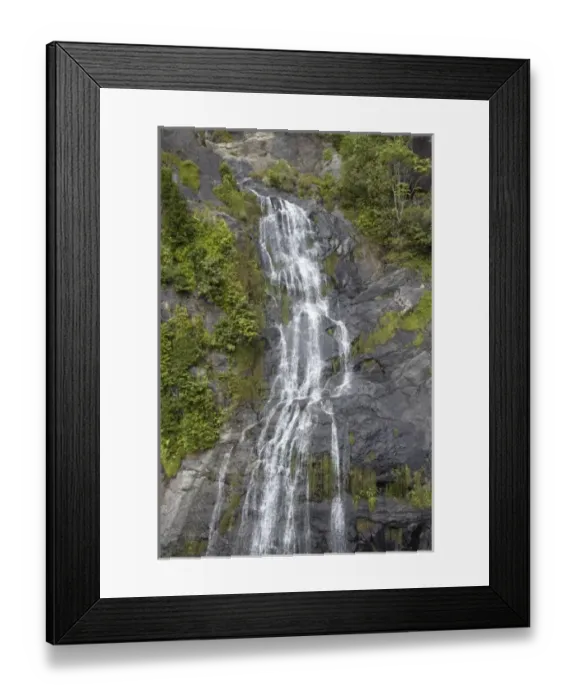 Framed Print : Stoney Creek Falls, Kuranda Scenic Railway, Cairns, North Queensland, Australia - aerial