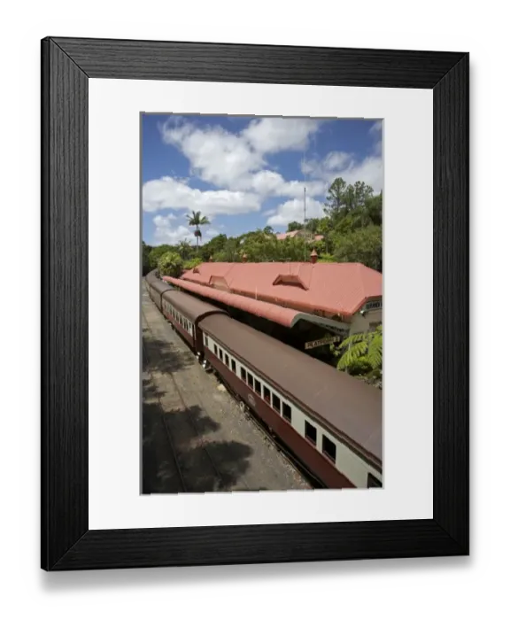 Framed Print : Kuranda Railway Station, Kuranda, near Cairns, North Queensland, Australia Framed Print : Kuranda Railway Station, Kuranda, near Cairns, North Queensland, Australia