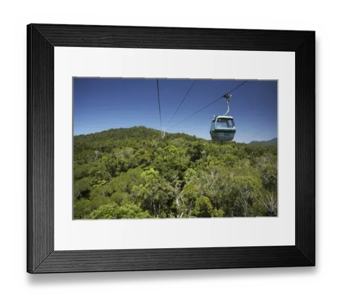 Framed Print : Skyrail, Barron Gorge National Park, Cairns, North Queensland, Australia Framed Print : Skyrail, Barron Gorge National Park, Cairns, North Queensland, Australia