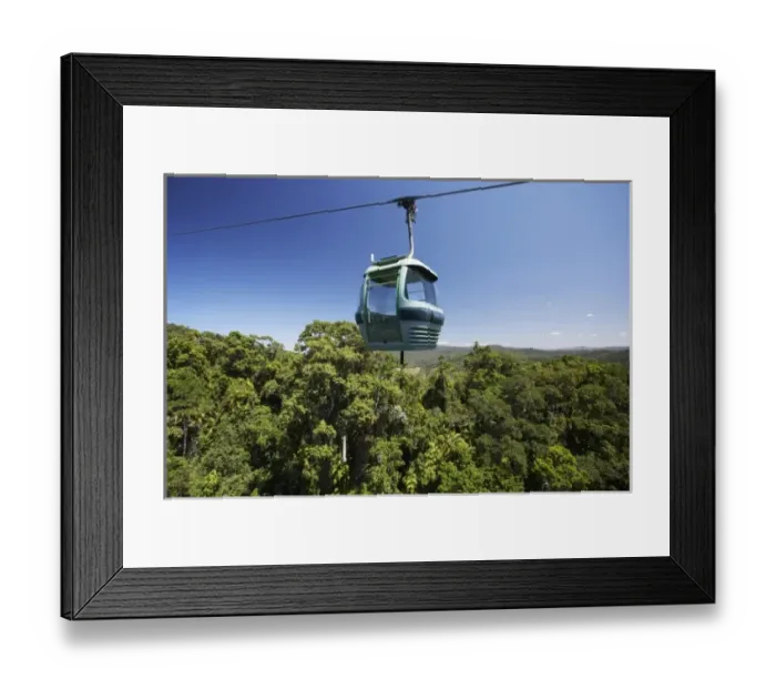 Framed Print : Skyrail, Barron Gorge National Park, Cairns, North Queensland, Australia Framed Print : Skyrail, Barron Gorge National Park, Cairns, North Queensland, Australia