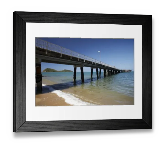 Framed Print : Pier and Double Island, Palm Cove, Cairns, North Queensland, Australia Framed Print : Pier and Double Island, Palm Cove, Cairns, North Queensland, Australia