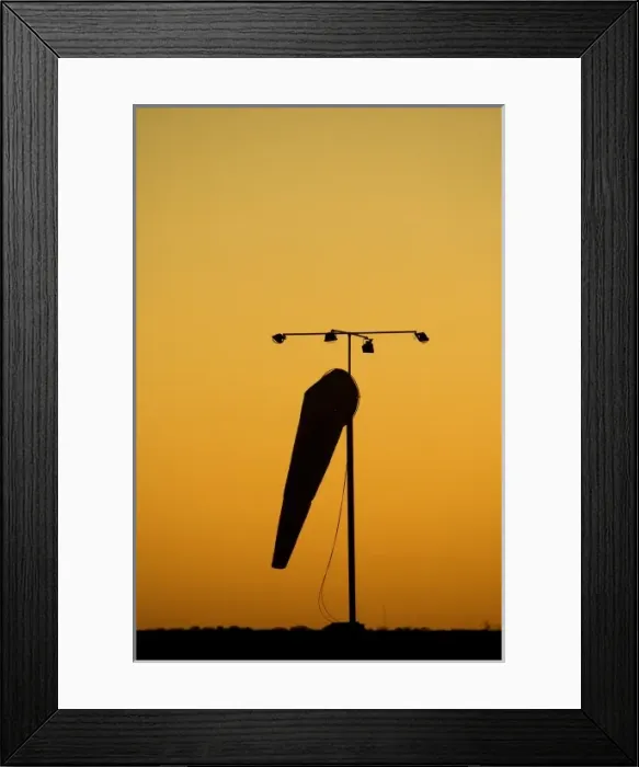 Framed Print : Wind Sock, William Creek, Oodnadatta Track, Outback, South Australia, Australia Framed Print : Wind Sock, William Creek, Oodnadatta Track, Outback, South Australia, Australia
