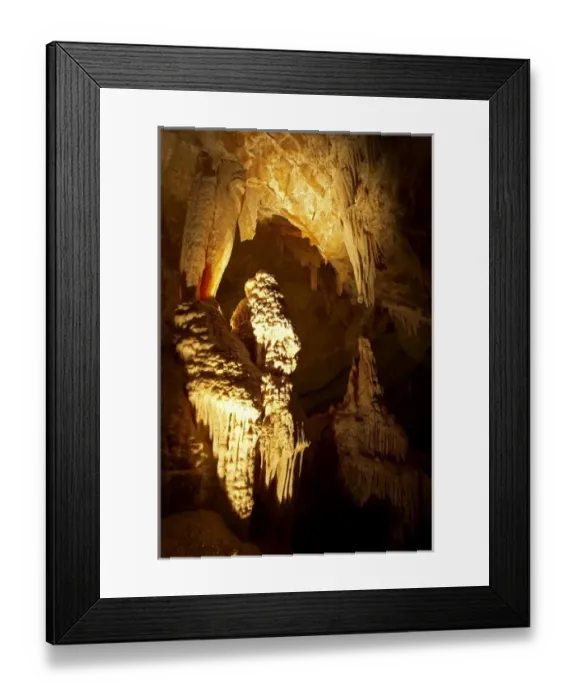 Framed Print : Australia, New South Wales, Jenolan Caves, Blue Mountains, Stalagmites