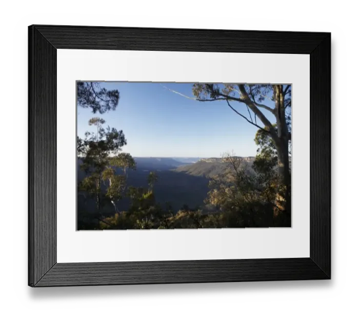 Framed Print : Australia, New South Wales, Blue Mountains, Looking Across Jamison Valley from Sublime Framed Print : Australia, New South Wales, Blue Mountains, Looking Across Jamison Valley from Sublime