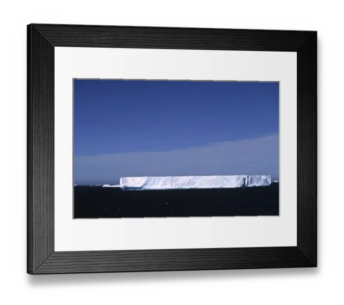 Framed Print : Antarctica, Southern Ocean. A tabular iceberg near the Antarctic Peninsula