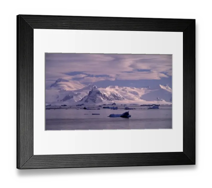 Framed Print : Antarctica, Southern Ocean. Dawn at Antarctica Framed Print : Antarctica, Southern Ocean. Dawn at Antarctica