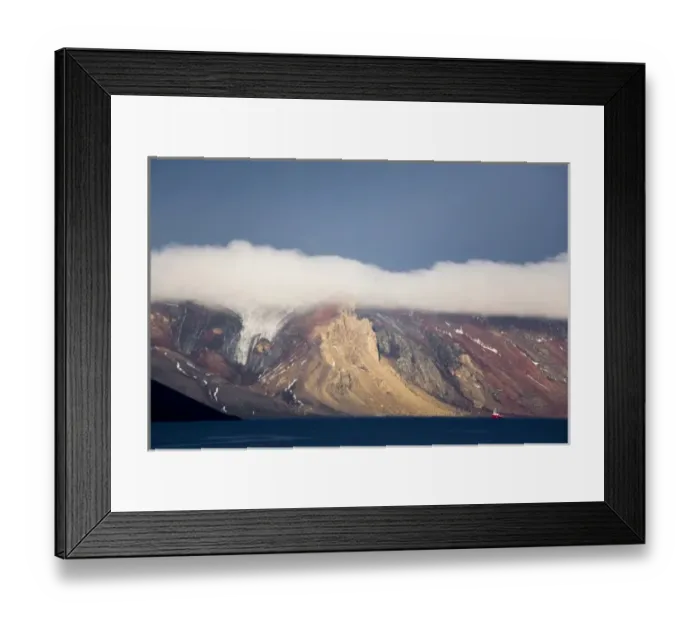 Framed Print : Deception Island, Antarctica Framed Print : Deception Island, Antarctica