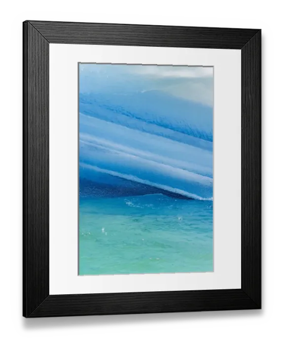 Framed Print : Iceberg layers with ocean water, South Orkney Islands, Antarctica Framed Print : Iceberg layers with ocean water, South Orkney Islands, Antarctica