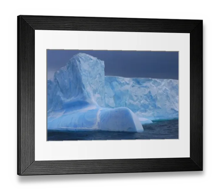 Framed Print : Sculpted tabular iceberg, near South Orkney Islands, Scotia Sea, Subantarctic