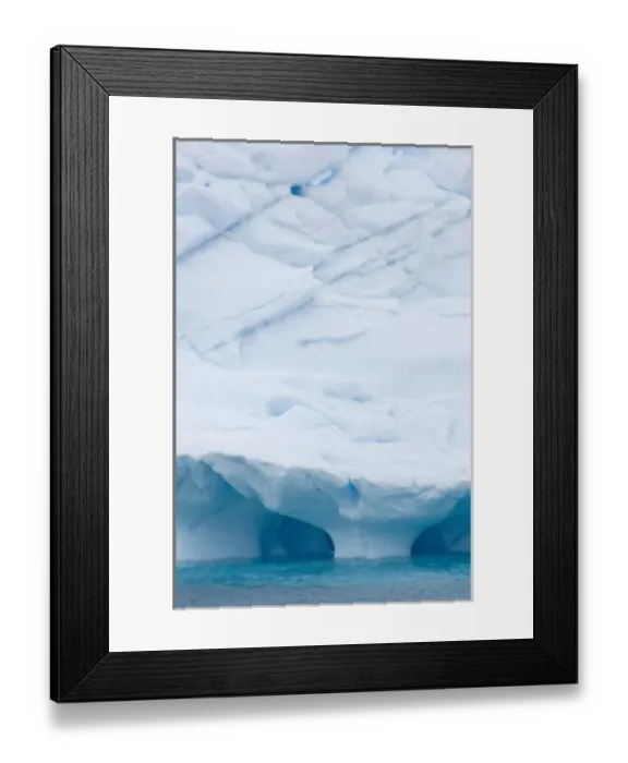Framed Print : Antarctica, Antarctia Peninsula, Brown Bluff (63832 S, 56855 W). Iceberg detail