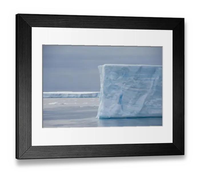 Framed Print : Antarctica, Antarctic Penninsula, Antarctic Sound. Tabular icebergs Framed Print : Antarctica, Antarctic Penninsula, Antarctic Sound. Tabular icebergs
