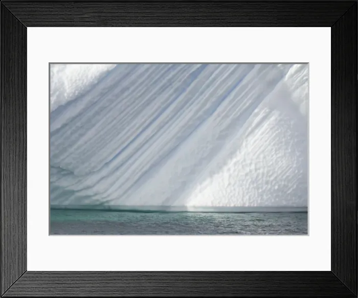 Framed Print : Icebergs and Mountain Landscape in Antarctica Framed Print : Icebergs and Mountain Landscape in Antarctica