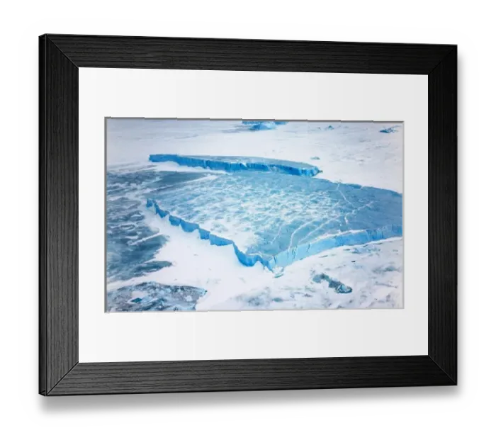 Framed Print : Aerial view of iceberg, Antarctica Framed Print : Aerial view of iceberg, Antarctica
