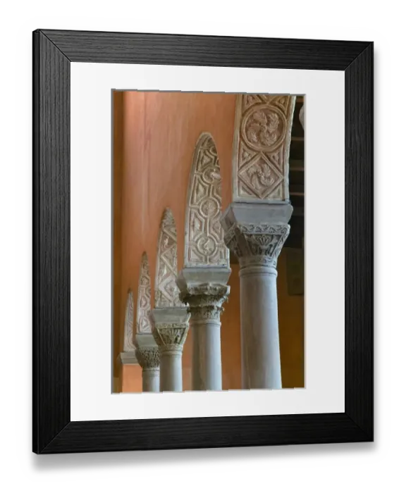 Framed Print : Inside Euphrasian Basilica, Porec, Istria, Croatia