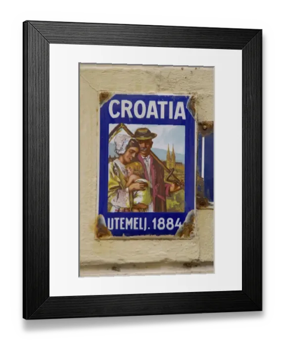 Framed Print : Europe, Croatia Framed Print : Europe, Croatia
