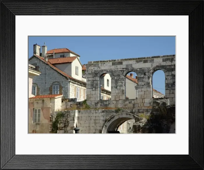 Framed Print : Croatia, Split, Roman walls Framed Print : Croatia, Split, Roman walls