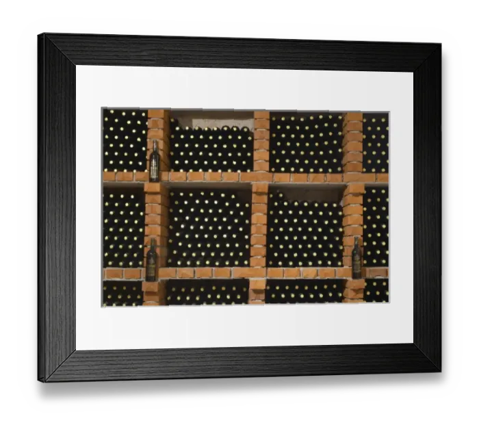 Framed Print : Matusko Winery. Potmje village, Dingac wine region, Peljesac peninsula. Matusko Winery