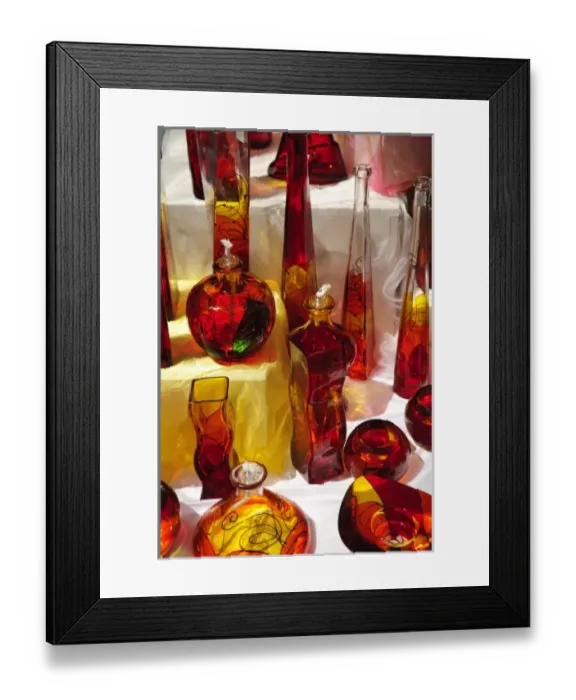 Framed Print : Croatia, Dubrovnik, Old Town, Sculpted glassware for sale in Dubrovniks public Framed Print : Croatia, Dubrovnik, Old Town, Sculpted glassware for sale in Dubrovniks public