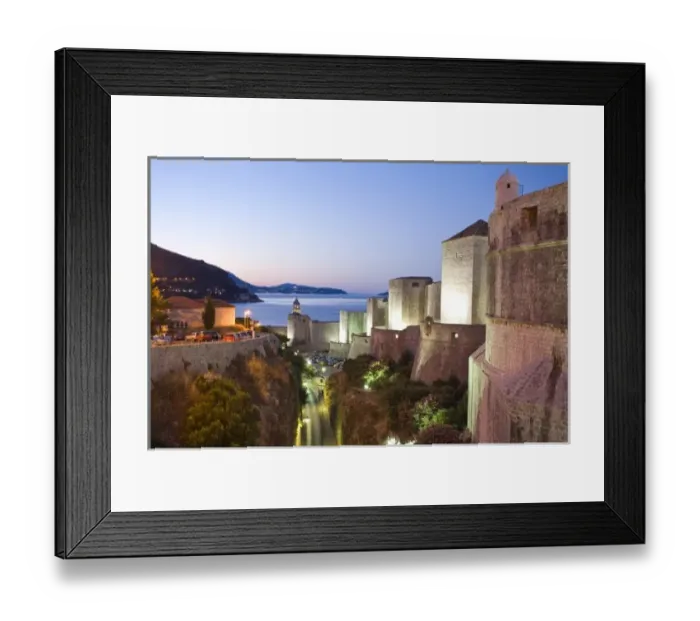 Framed Print : Walled City of Dubrovnik, Southeastern Tip of Croatia, Dalmation Coast, Adriatic Sea Framed Print : Walled City of Dubrovnik, Southeastern Tip of Croatia, Dalmation Coast, Adriatic Sea