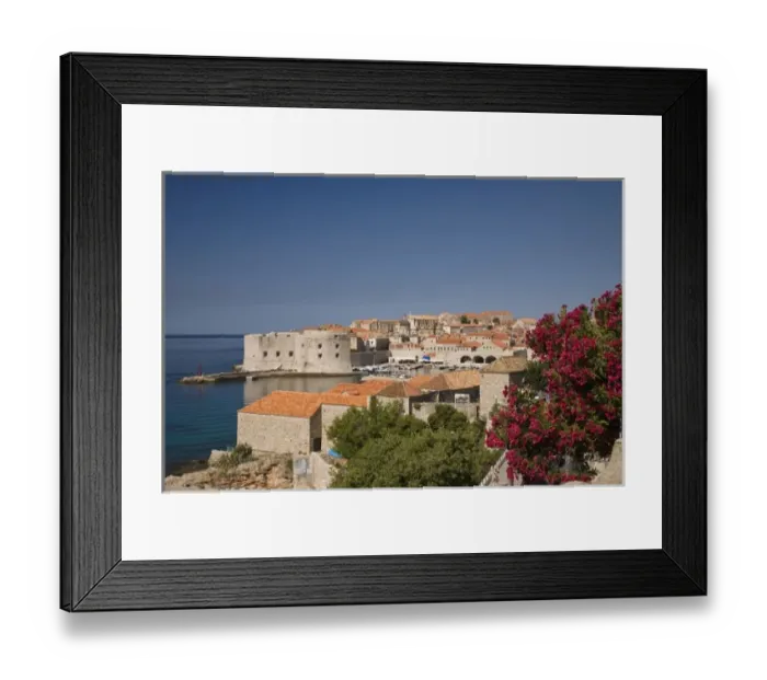 Framed Print : Walled City of Dubrovnik, Southeastern Tip of Croatia, Dalmation Coast, Adriatic Sea Framed Print : Walled City of Dubrovnik, Southeastern Tip of Croatia, Dalmation Coast, Adriatic Sea