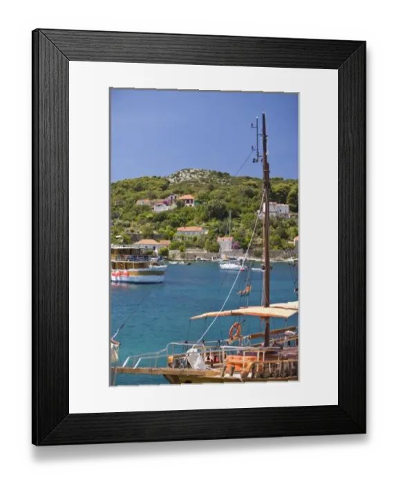 Framed Print : Views around Kolocep Island, Boat tour of Elaphite Islands from Dubrovnik, Southeastern Framed Print : Views around Kolocep Island, Boat tour of Elaphite Islands from Dubrovnik, Southeastern