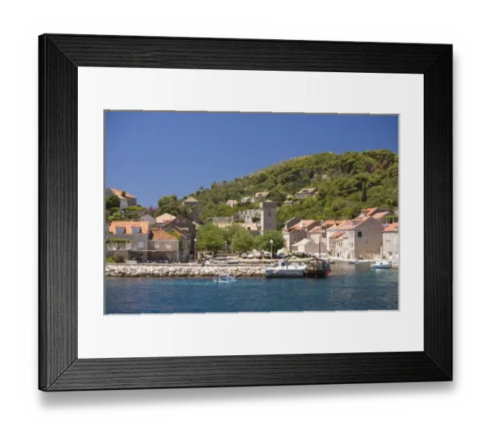 Framed Print : Views around Sudurad fishing village, Sipan Island. Boat tour of Elaphite Islands from Dubrovnik Framed Print : Views around Sudurad fishing village, Sipan Island. Boat tour of Elaphite Islands from Dubrovnik
