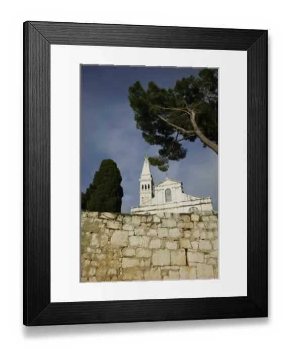Framed Print : Croatia, Istria, ROVINJ. Cathedral of St. Euphemia and Tower (b. 1736-largest baroque Framed Print : Croatia, Istria, ROVINJ. Cathedral of St. Euphemia and Tower (b. 1736-largest baroque