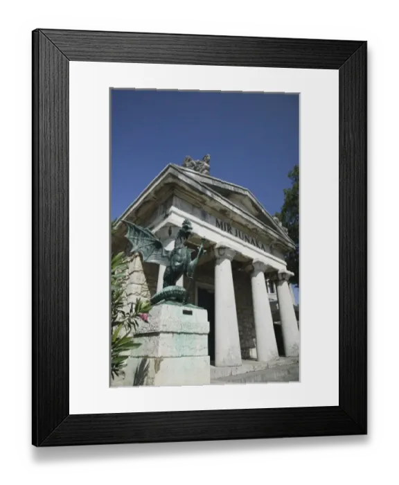 Framed Print : Croatia, Kvarner Region, RIJEKA. Trsat Castle / 13th century fort interior courtyard Framed Print : Croatia, Kvarner Region, RIJEKA. Trsat Castle / 13th century fort interior courtyard