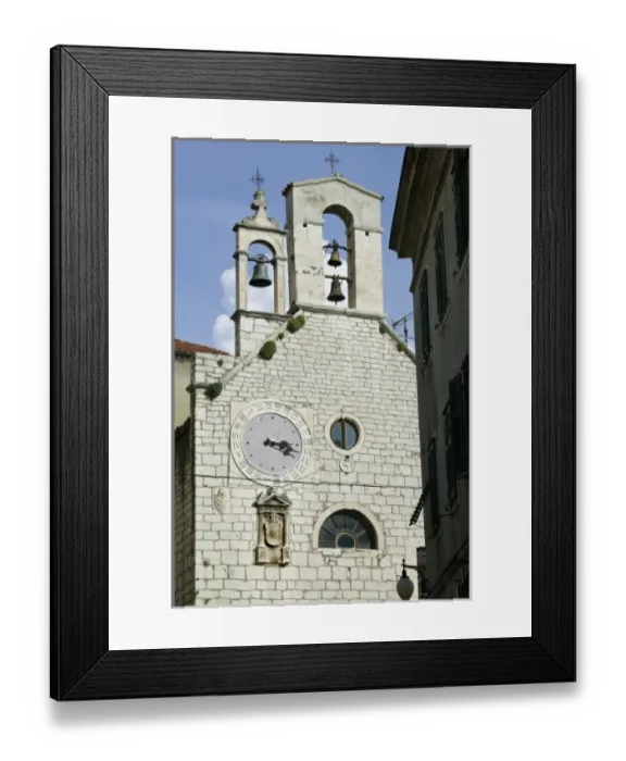 Framed Print : Croatia, Sibenik-Knin Region, SIBENIK. Church of St. Barbara Framed Print : Croatia, Sibenik-Knin Region, SIBENIK. Church of St. Barbara