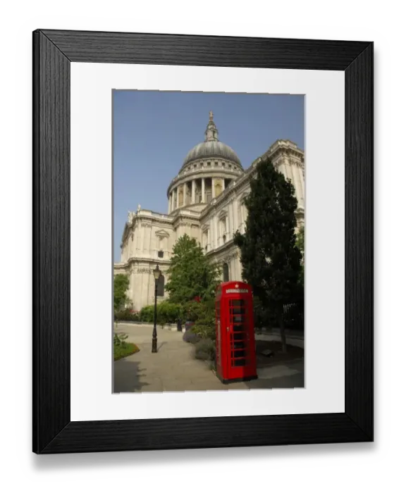 Framed Print : Europe, England, London. St. Pauls Cathedral. THIS IMAGE RESTRICTED - Not available to U