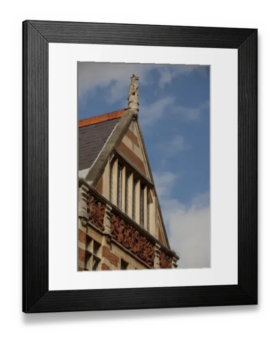 Framed Print : England, Kent, Canterbury. Historic High Street (aka St. Peters Street) architecture