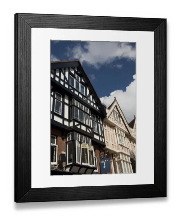 Framed Print : England, Kent, Canterbury. Historic High Street (aka St. Peters Street). Typical Framed Print : England, Kent, Canterbury. Historic High Street (aka St. Peters Street). Typical