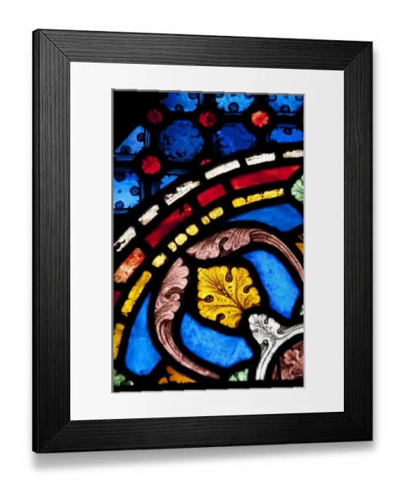 Framed Print : England, Kent, Canterbury. Canterbury Cathedral. Medieval stained glass windows Framed Print : England, Kent, Canterbury. Canterbury Cathedral. Medieval stained glass windows
