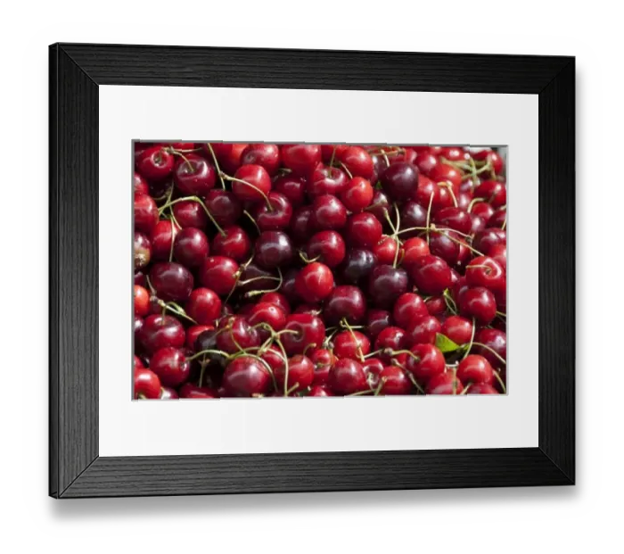 Framed Print : England, Kent, Canterbury. High Street, summer Kent cherries