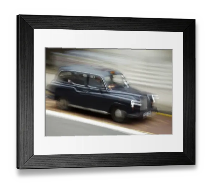 Framed Print : Black Taxi, London, England, United Kingdom Framed Print : Black Taxi, London, England, United Kingdom