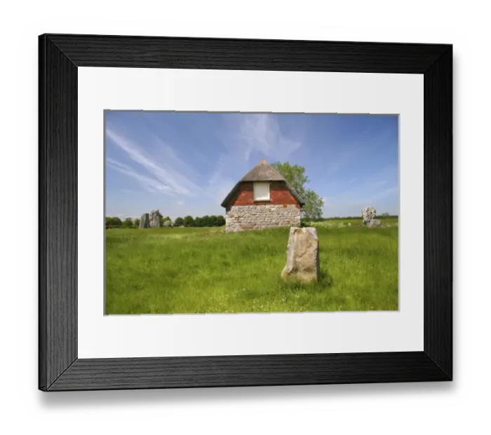 Framed Print : Avebury, England. Similar to Stonehenge, Avebury is a World Herritage Site boasting Framed Print : Avebury, England. Similar to Stonehenge, Avebury is a World Herritage Site boasting