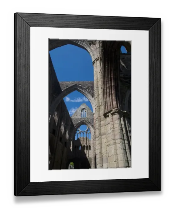 Framed Print : Tintern Abbey, River Wye Valley, Monmouthshire, Wales, UK