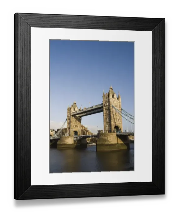 Framed Print : Europe, ENGLAND, London: Tower Bridge / Late Afternoon Framed Print : Europe, ENGLAND, London: Tower Bridge / Late Afternoon