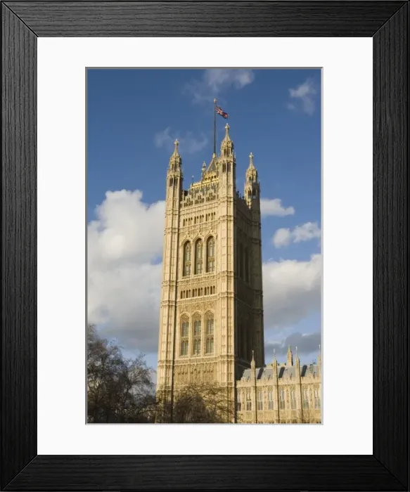Framed Print : ENGLAND, London: Westminster, Houses of Parliament  /  Victoria Tower