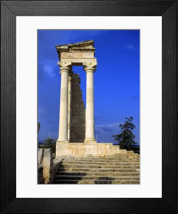 Framed Print : Mediterranean, Cyprus, Limassol, Kourion. The Sacred Temple of Apollo Hylates Framed Print : Mediterranean, Cyprus, Limassol, Kourion. The Sacred Temple of Apollo Hylates