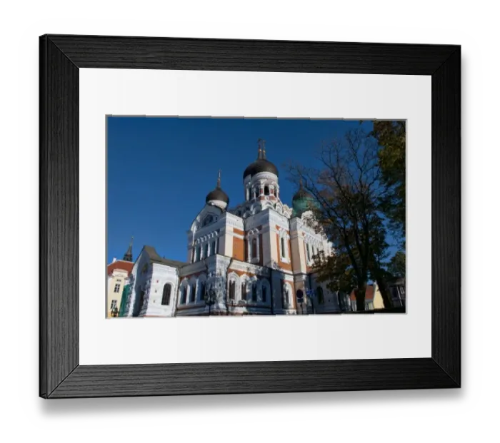 Framed Print : Tallinn, Estonia. Steeple of historical Alexander Nevsky Cathedral Framed Print : Tallinn, Estonia. Steeple of historical Alexander Nevsky Cathedral