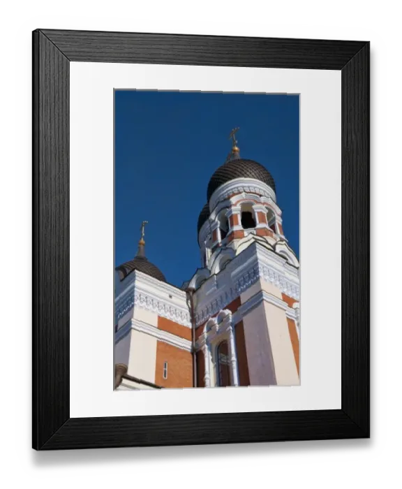 Framed Print : Tallinn, Estonia. Steeple of historical Alexander Nevsky Cathedral Framed Print : Tallinn, Estonia. Steeple of historical Alexander Nevsky Cathedral